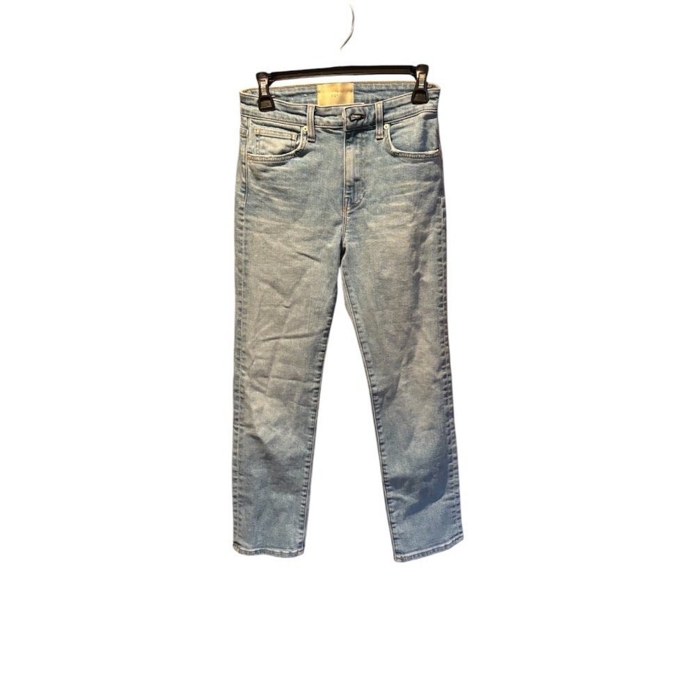 CQY High Rise Straight Leg Cropped Jeans size 25